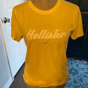 NWT Hollister yellow shirt